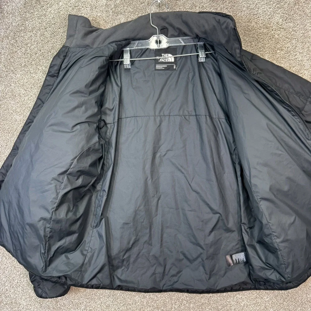 The North Face Puffer Jacket Mens Medium Black Quilted Insulated EUC